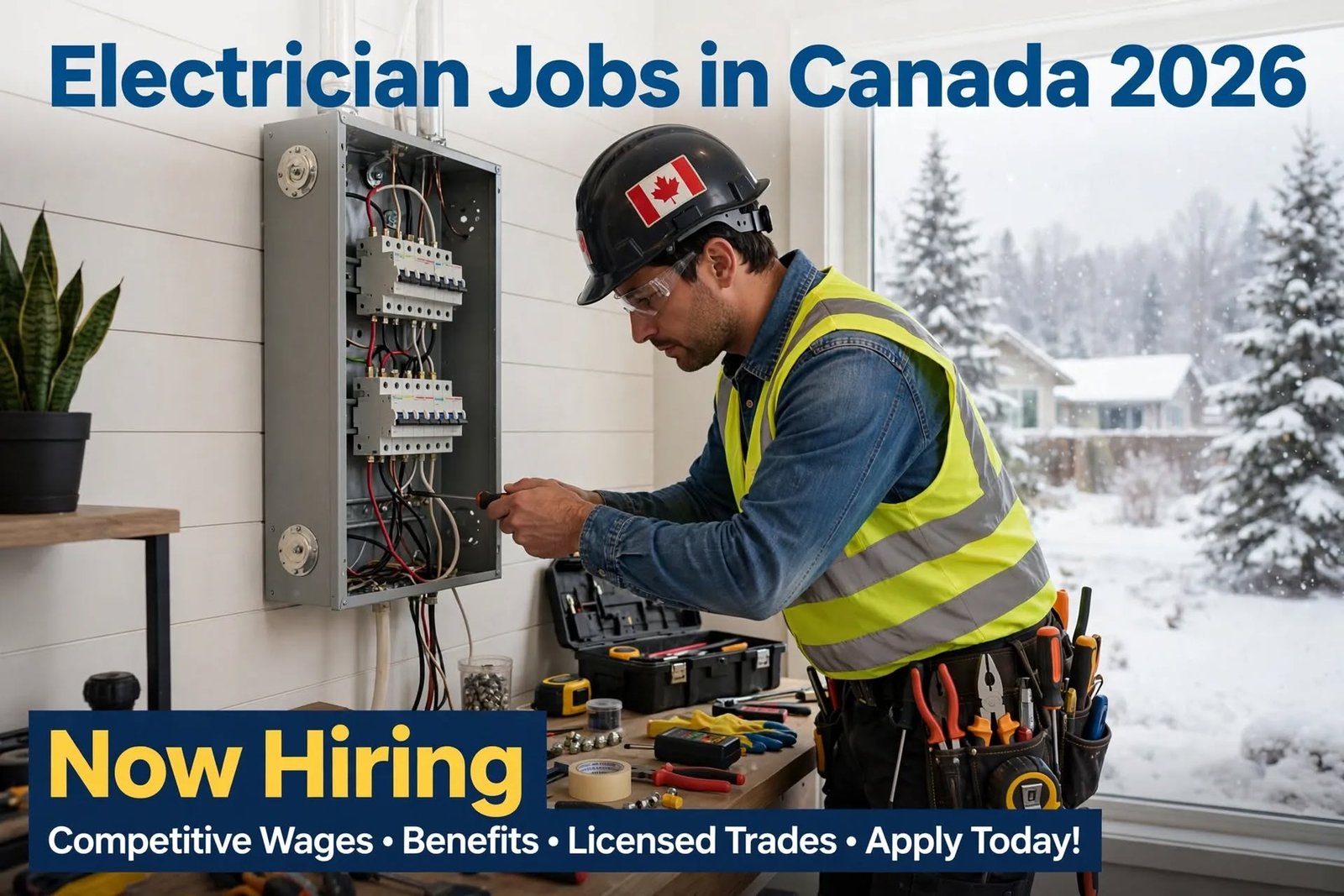 Electrician Jobs in Canada 2026: Requirements, Salary and How to Apply