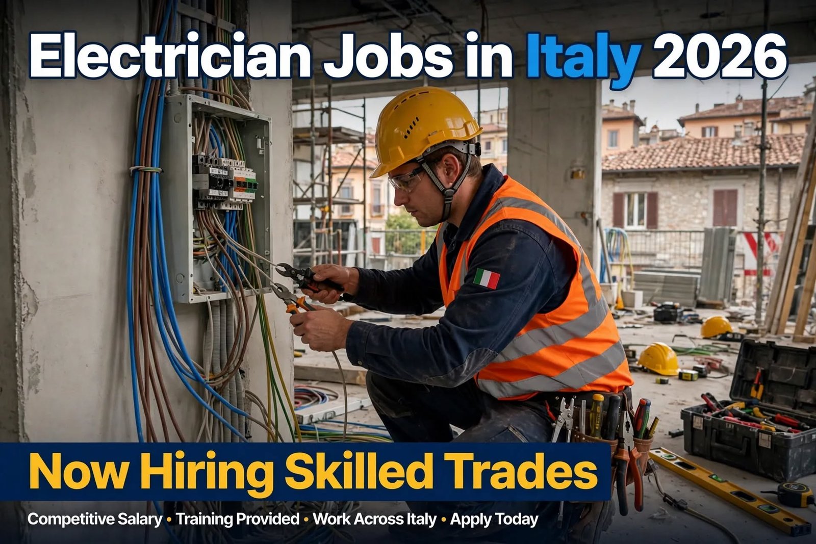 Electrician Jobs in Italy: Salary, Visa Rules, and How to Get Hired