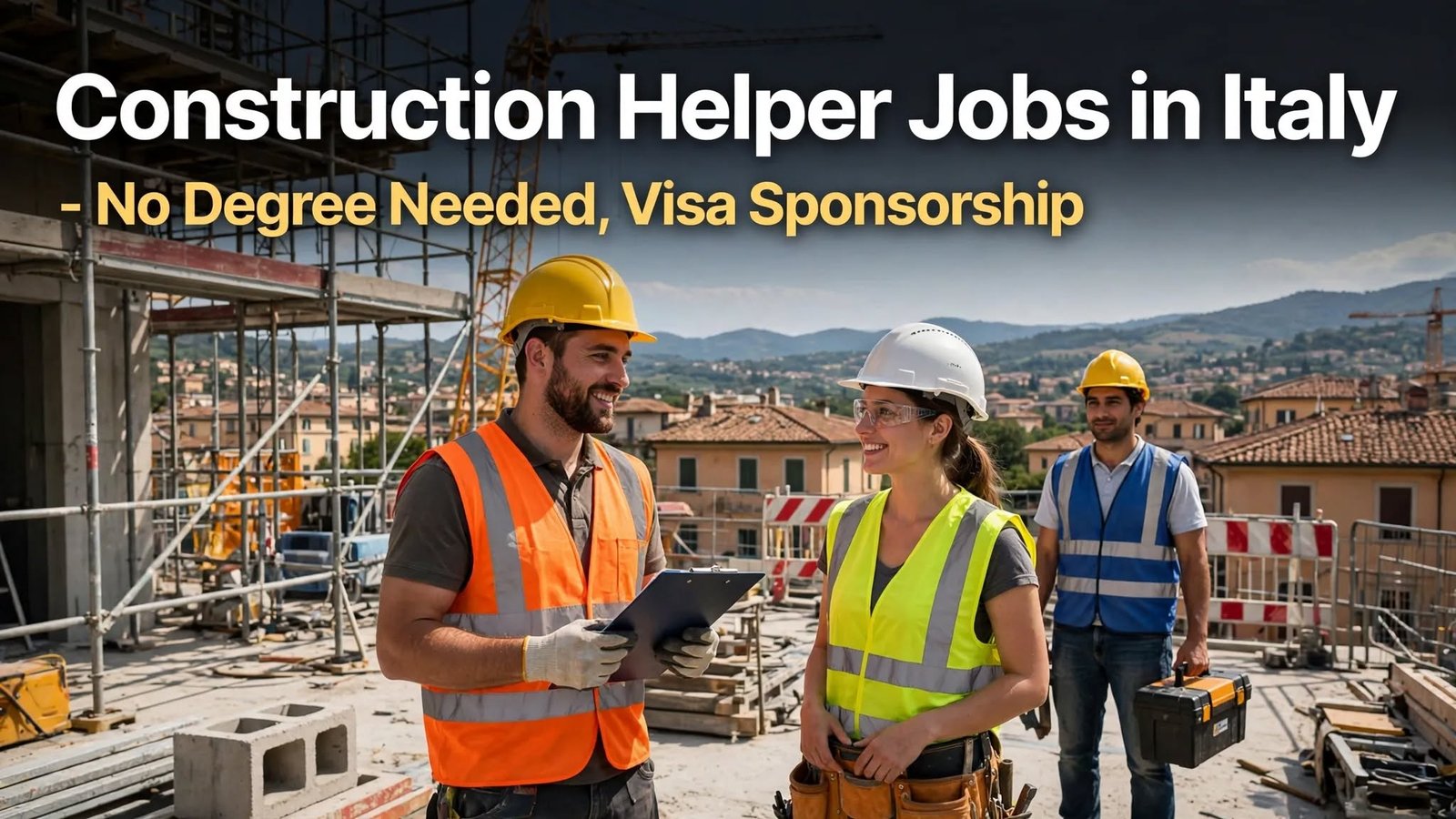 Construction Helper Job Opportunities in Italy: A Complete Guide for Foreign Workers